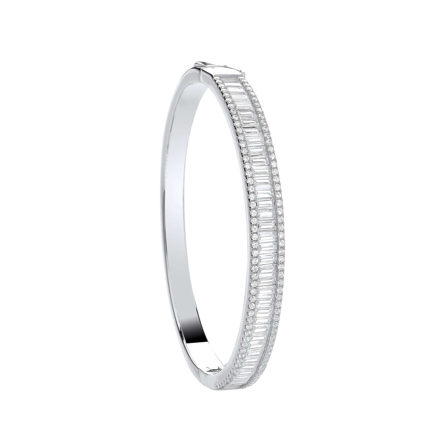 silver eternity bangle