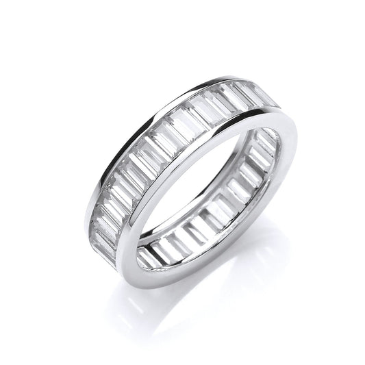 silver eternity ring