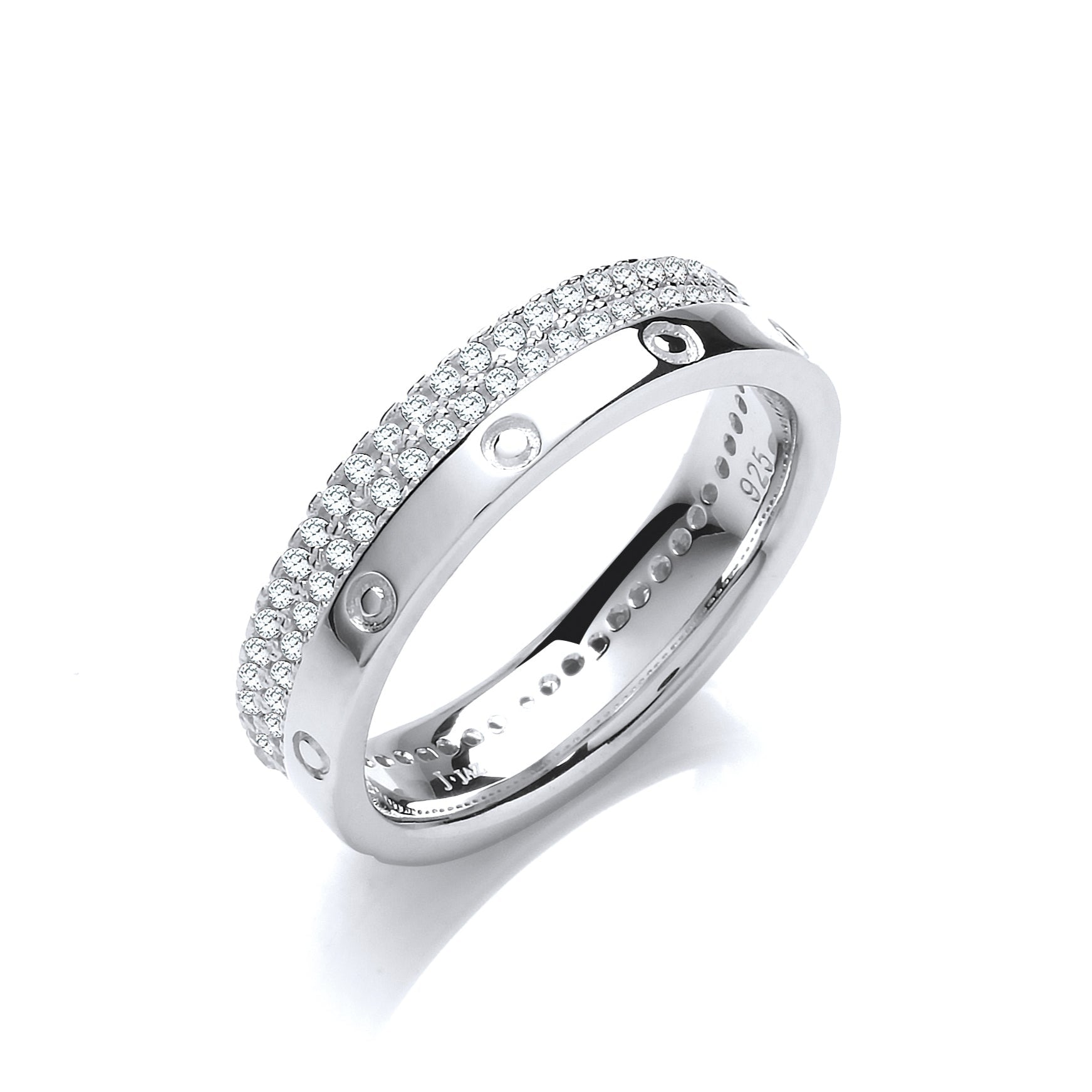 silver eternity ring