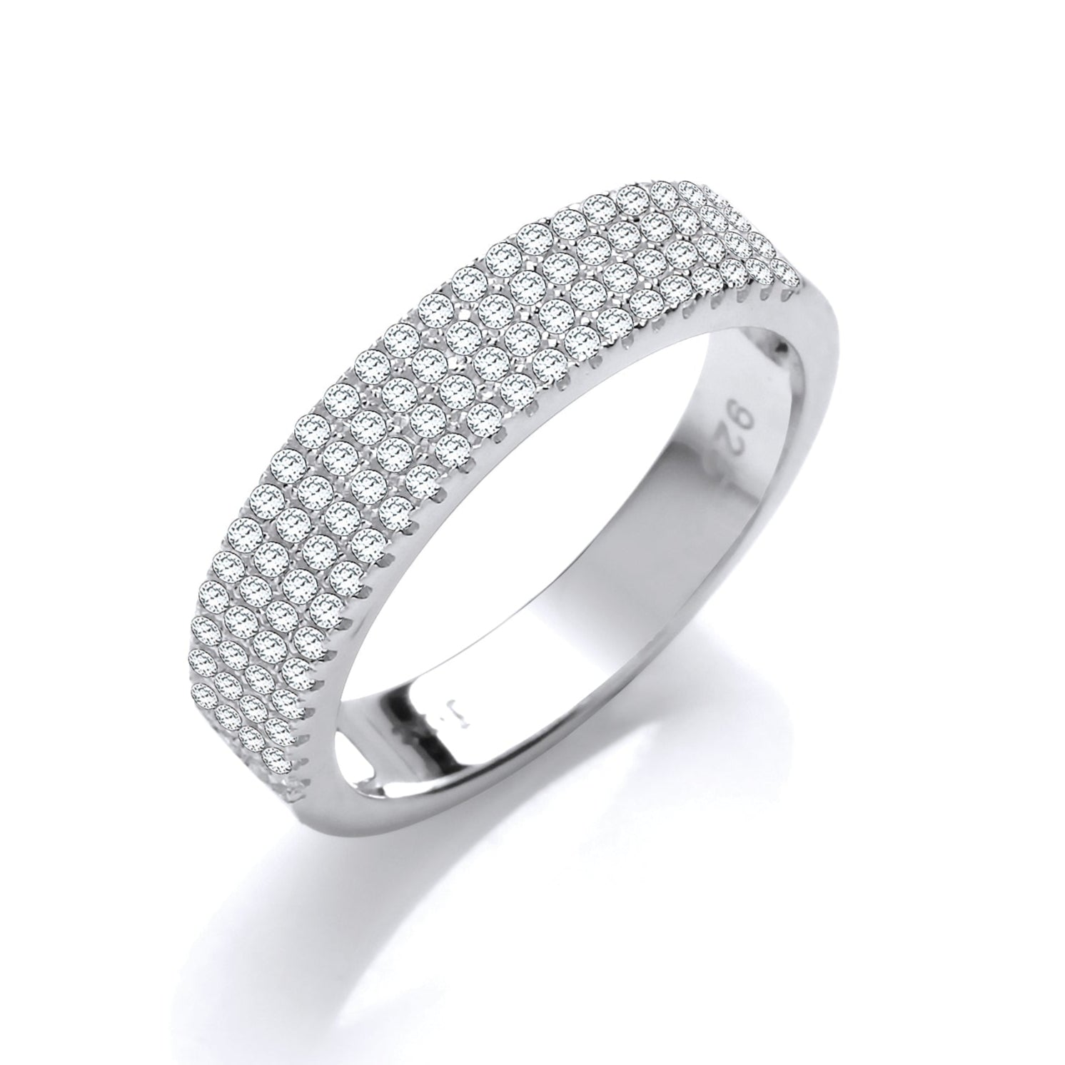 silver eternity ring