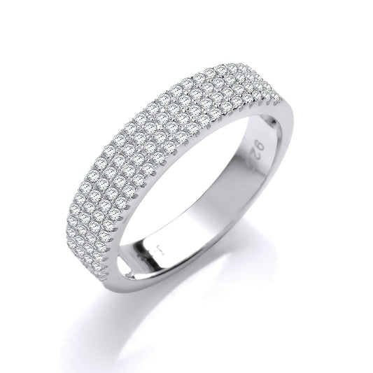 silver eternity ring