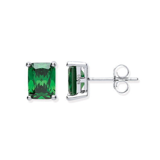 emerald green earrings