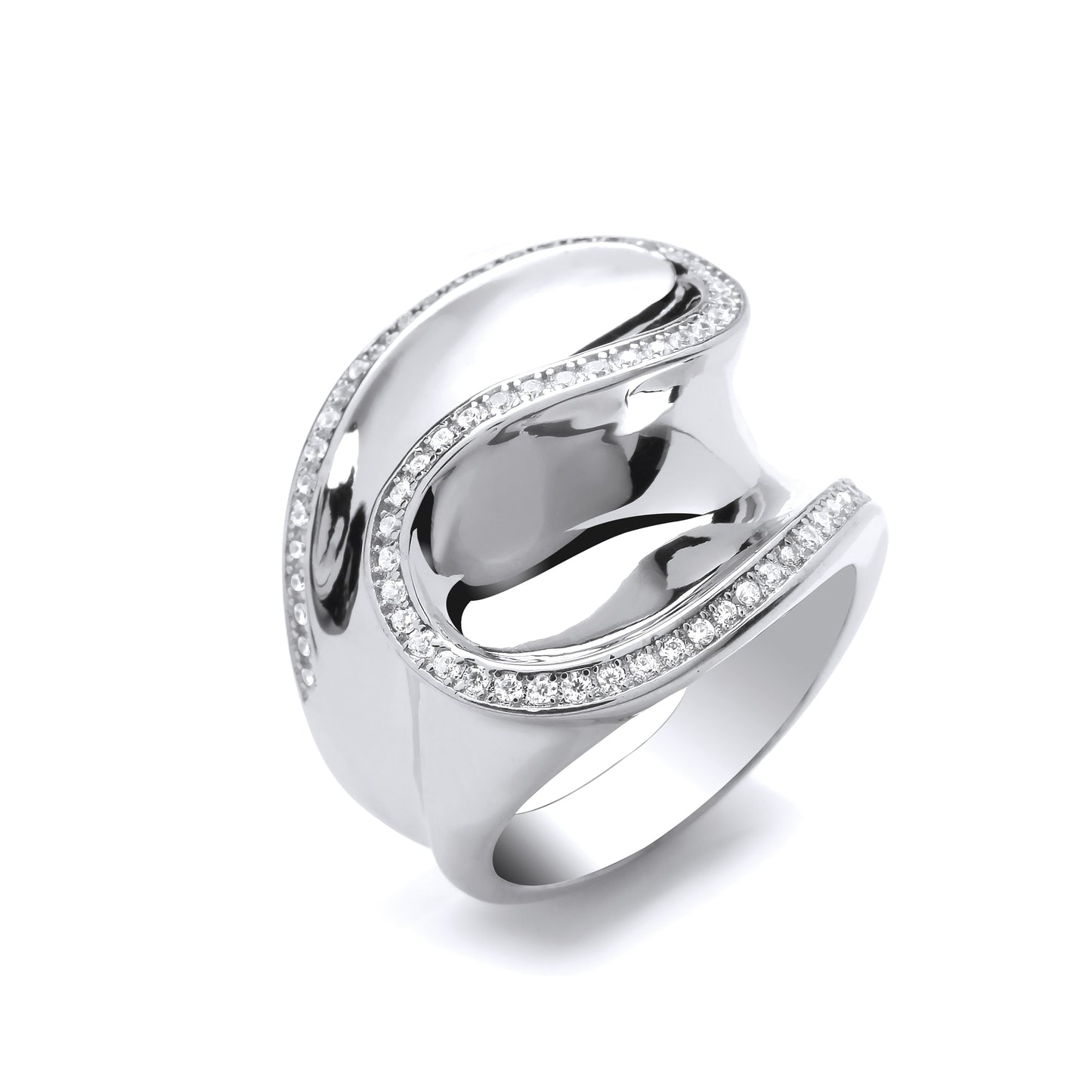 Silver Frill Ring
