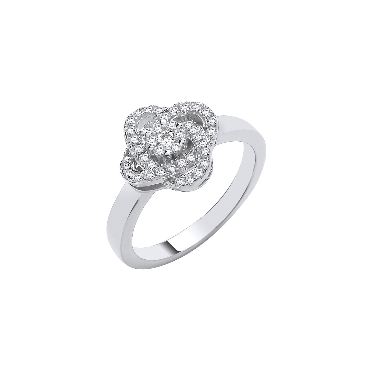 Silver Flower Ring