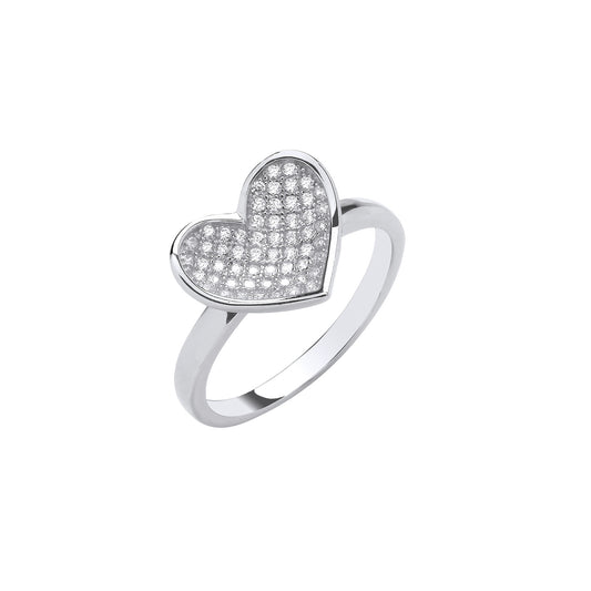 Silver Heart Ring