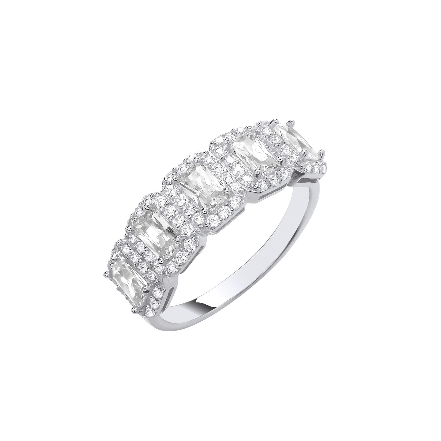 Silver CZ Ring