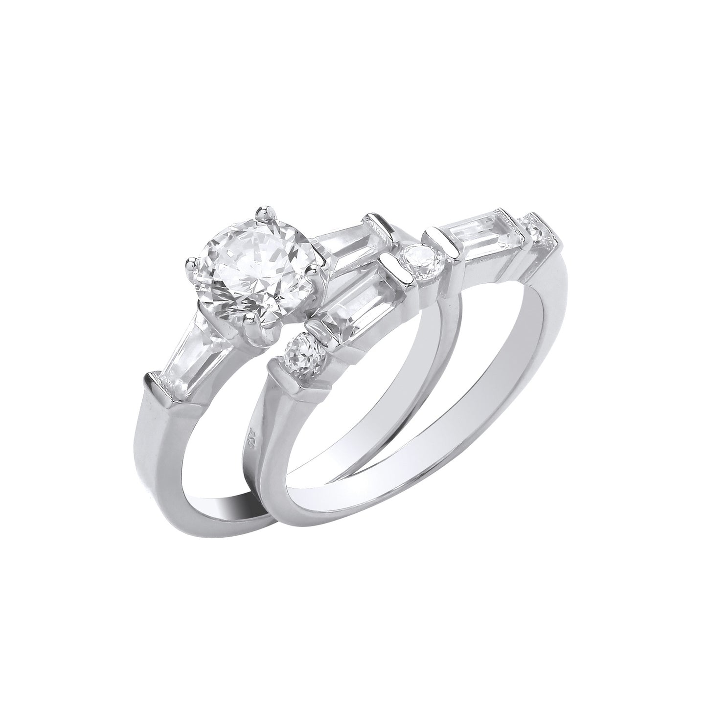 Silver Bridal Set