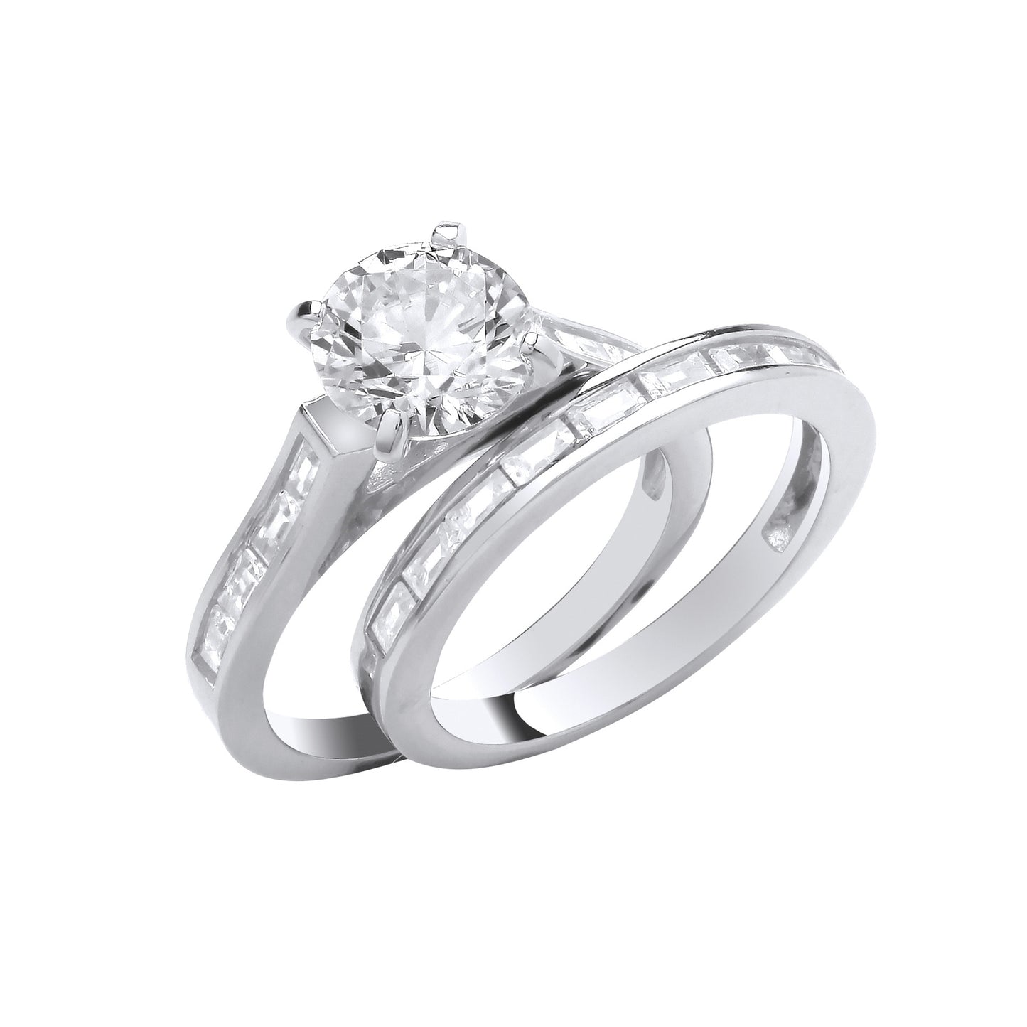 Silver Bridal Set