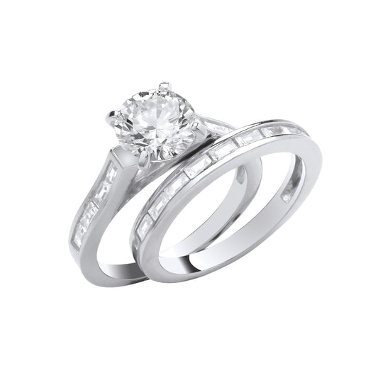 Silver Bridal Set