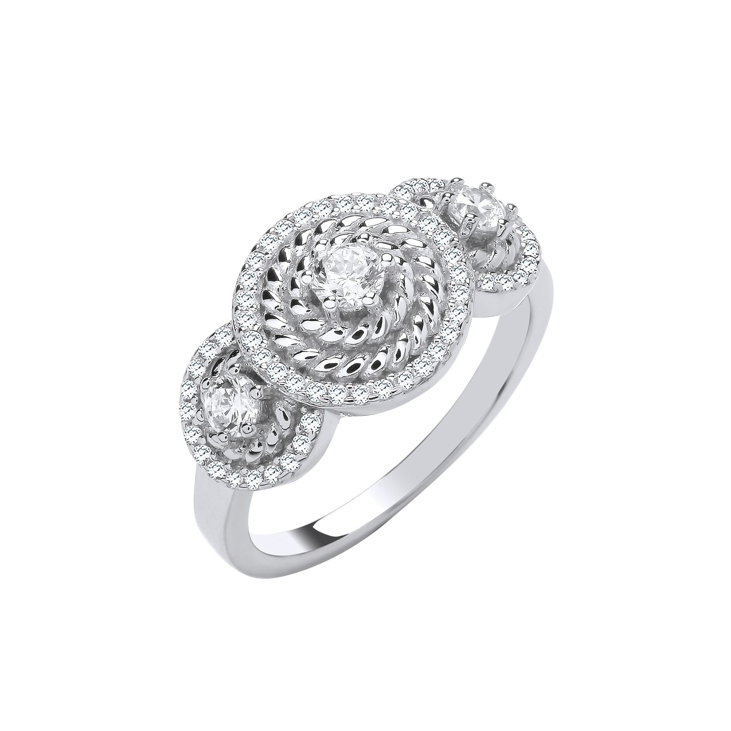 Silver Trilogy Ring