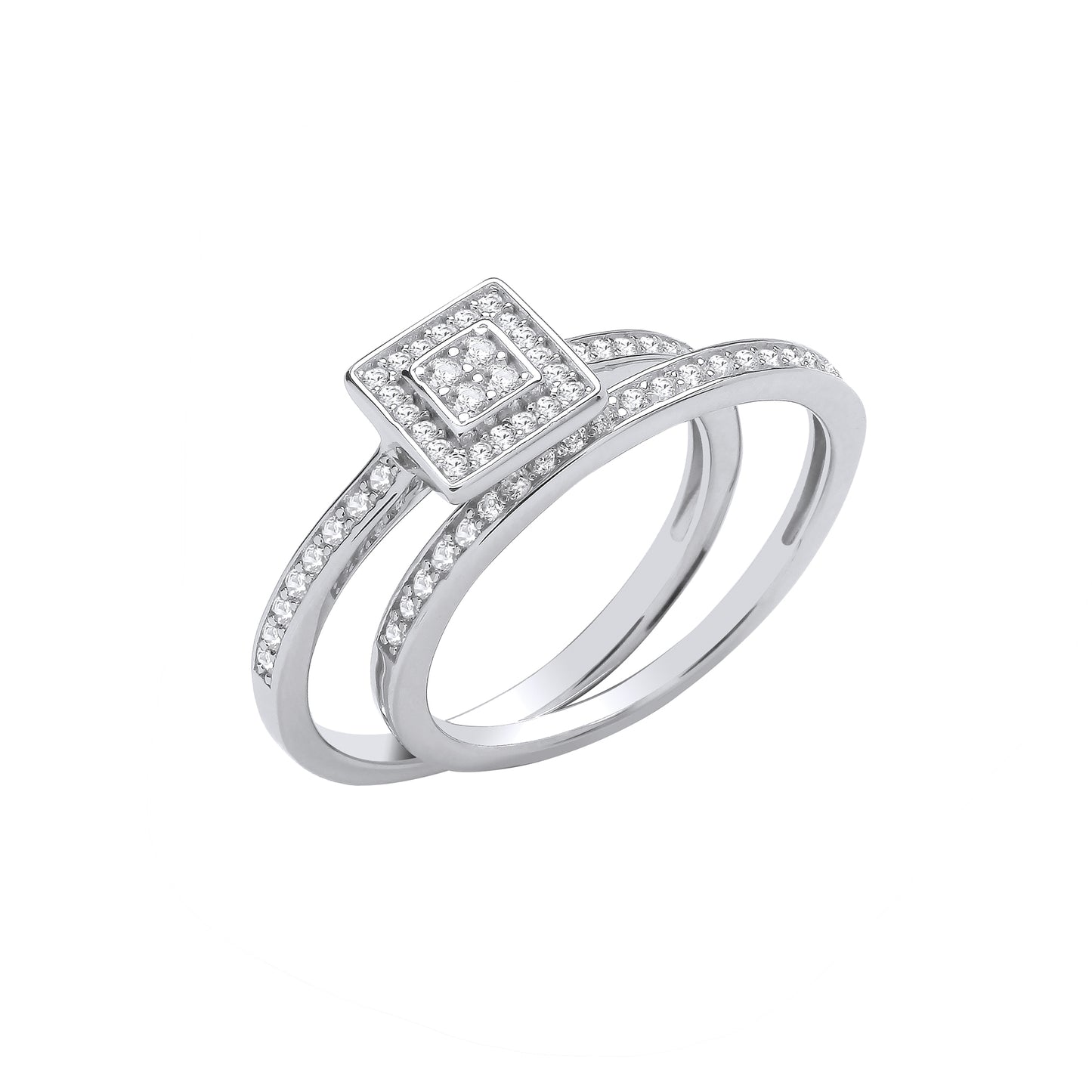 Silver Bridal Set