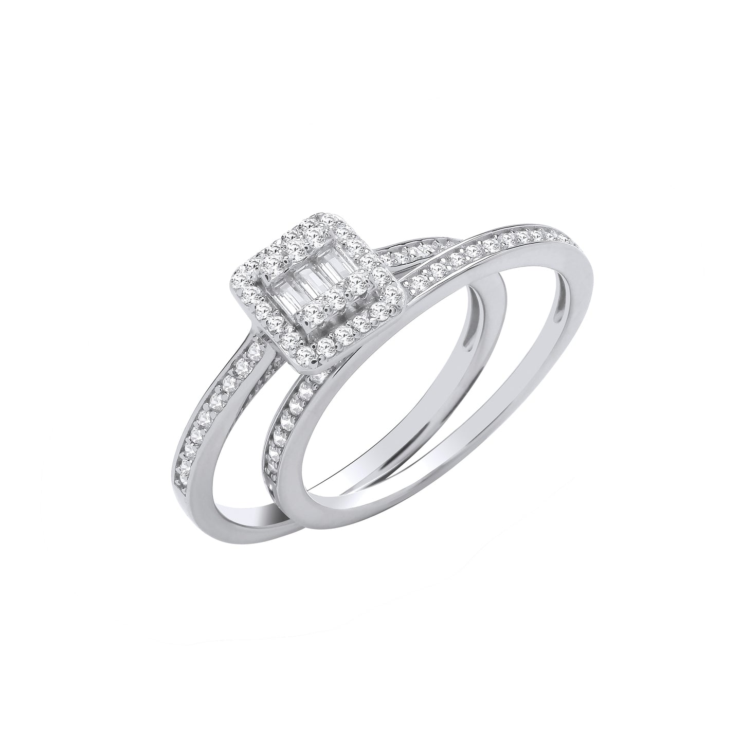 Silver Bridal Set