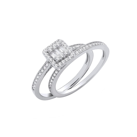 Silver Bridal Set