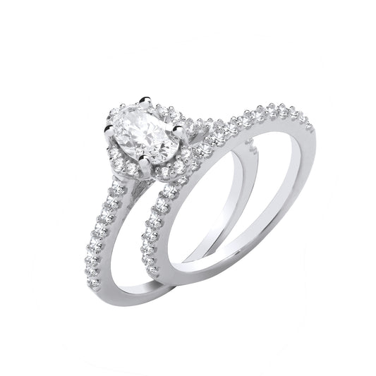 Silver Bridal Set