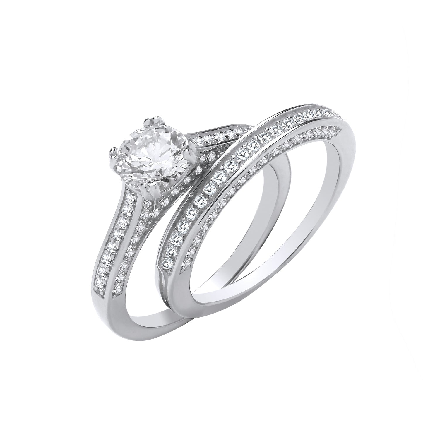 Silver Bridal Set