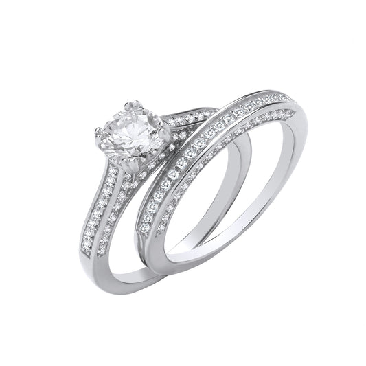 Silver Bridal Set