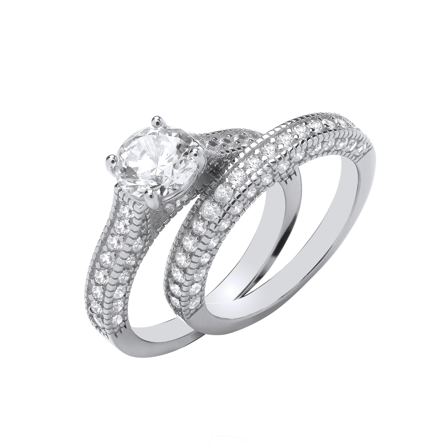 Silver Bridal Set