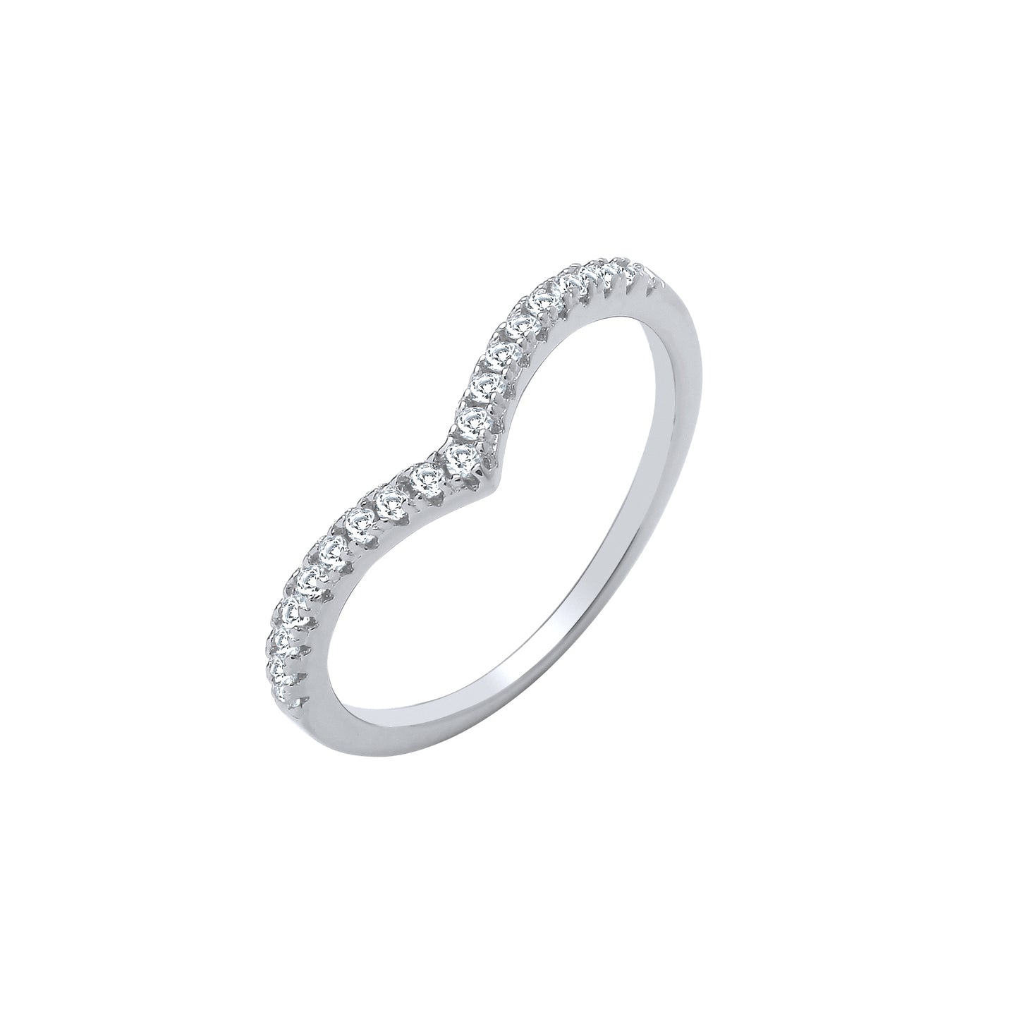 Silver Wishbone Ring
