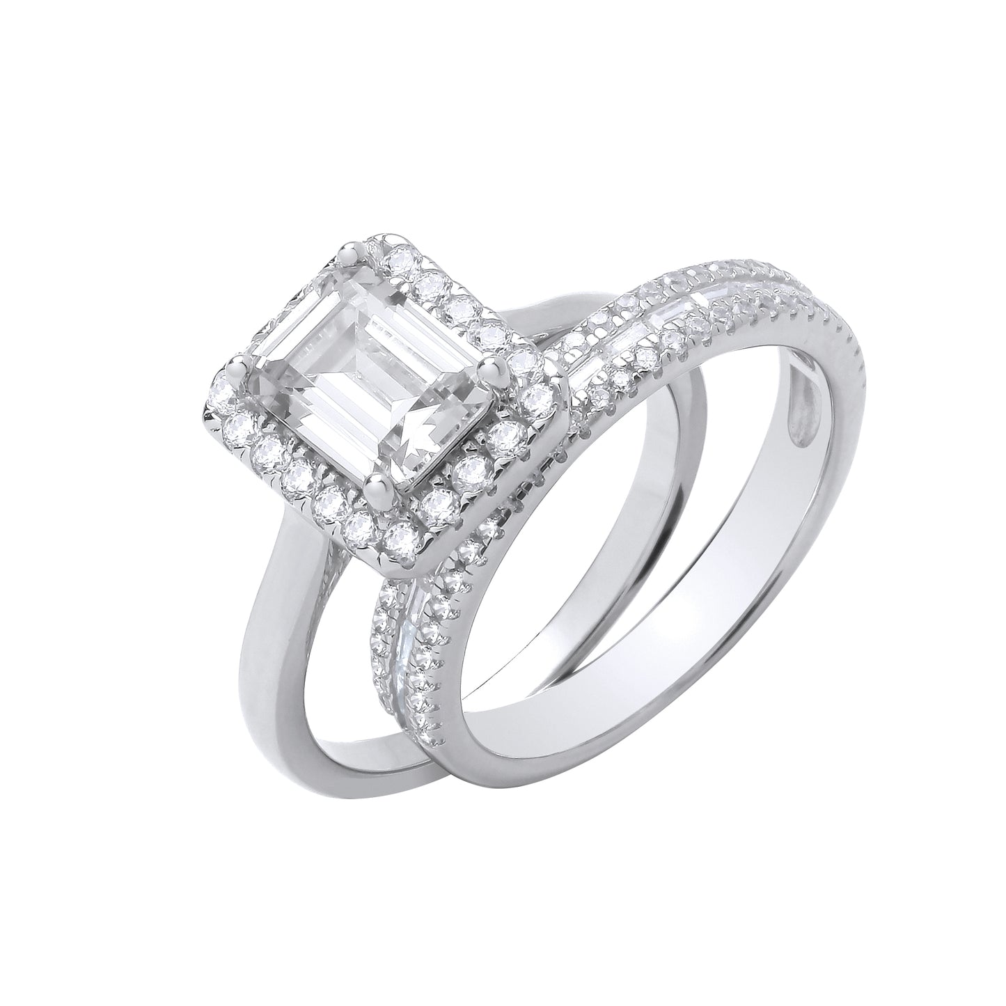 Silver Bridal Set